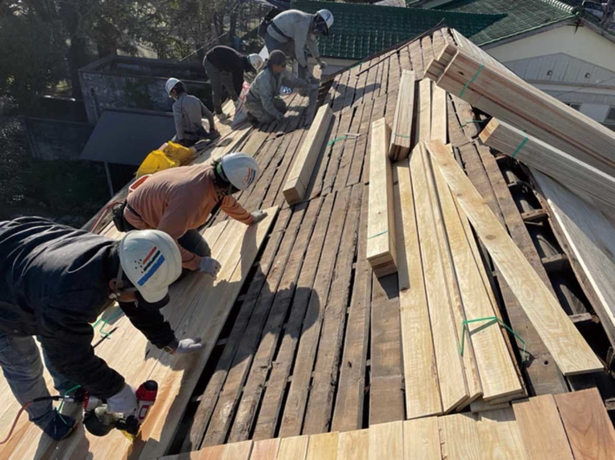 柳川市のリフォーム施工事例:瓦の葺き替え