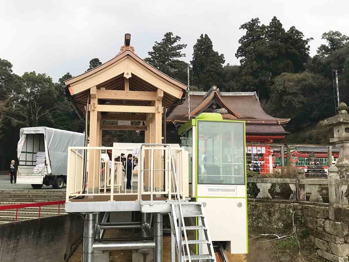 久留米市の施工事例:モノレール駅舎