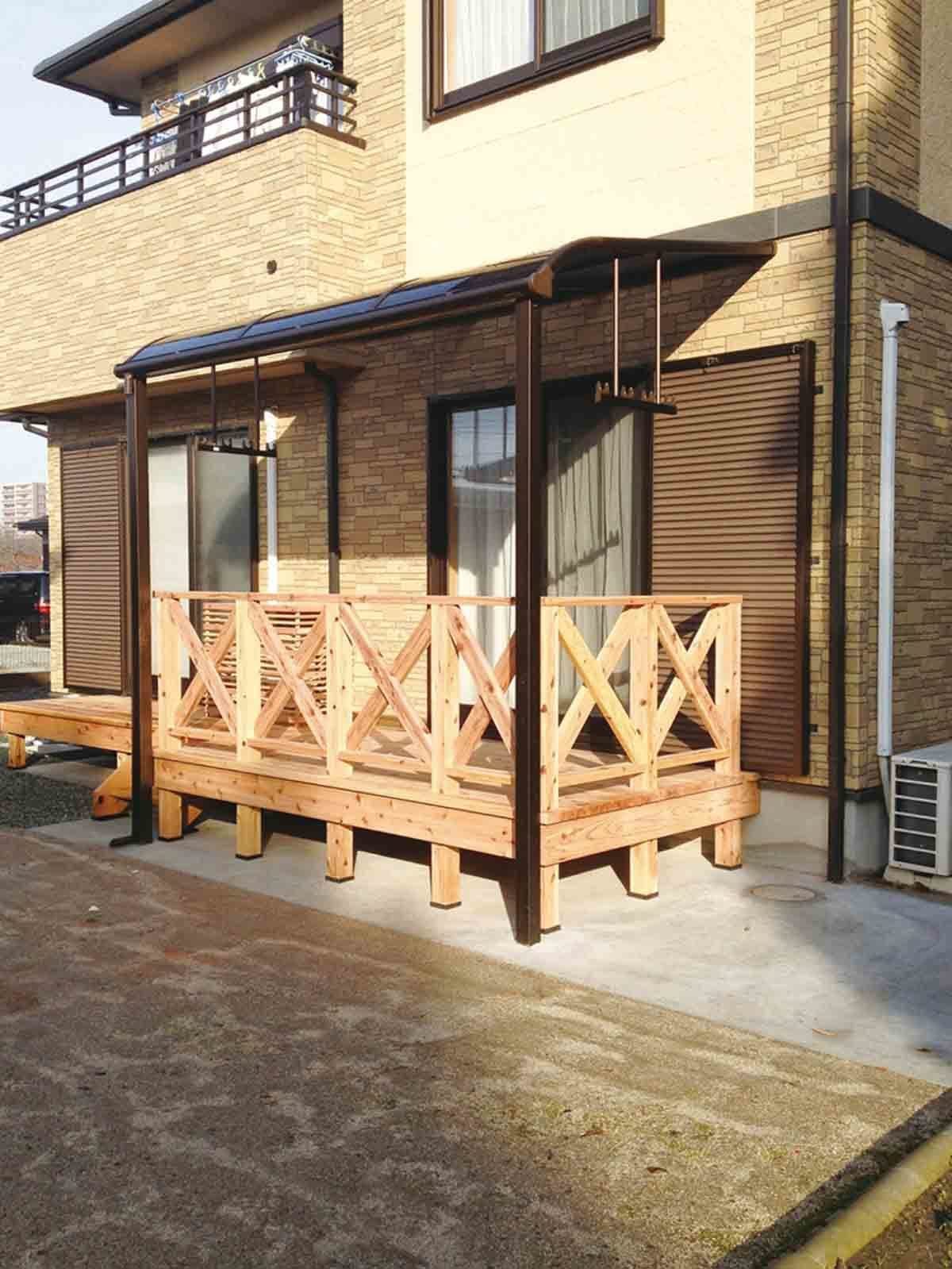 柳川市を中心としたリフォーム施工事例:ウッドデッキアフター