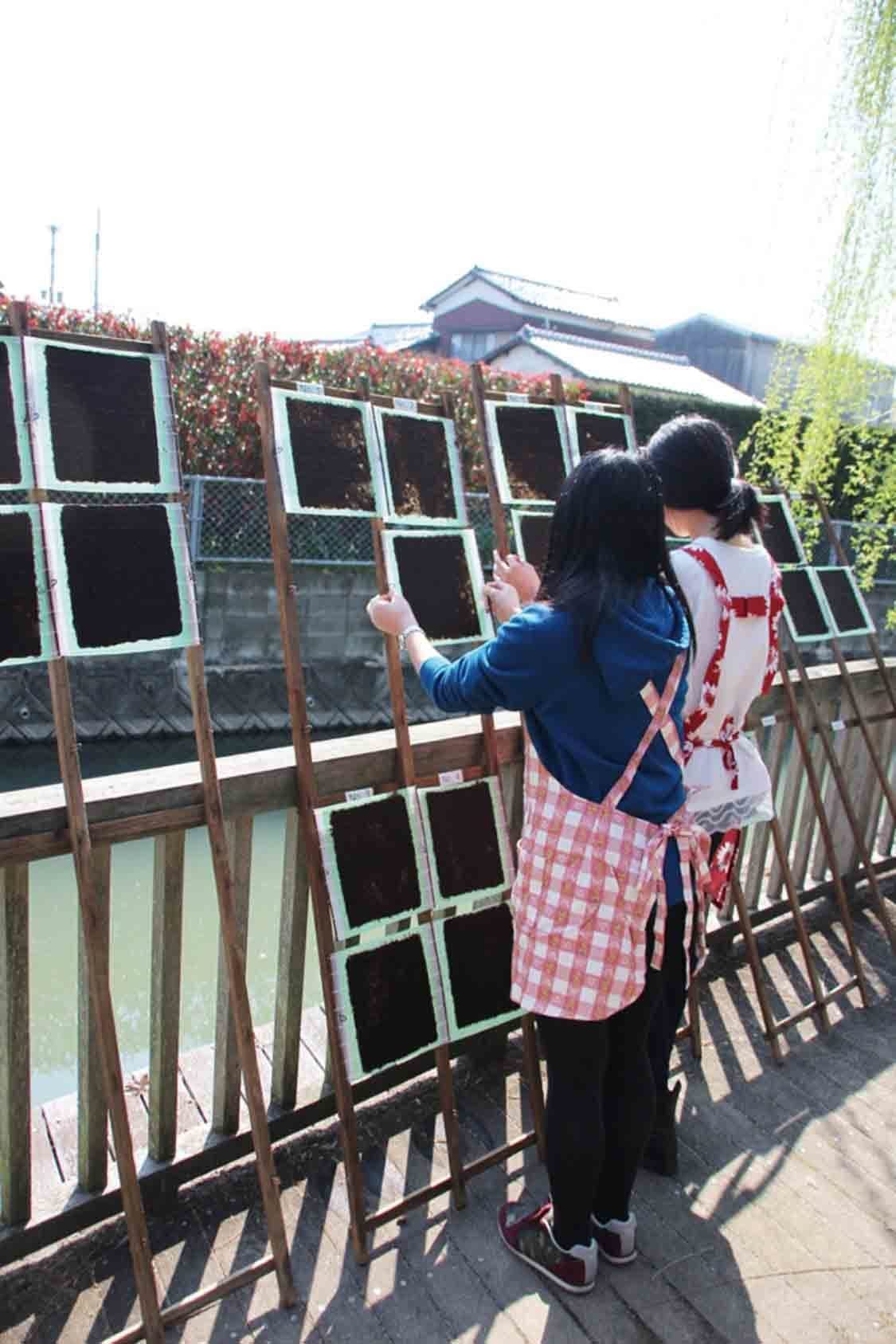 柳川市の施工事例:海苔すき