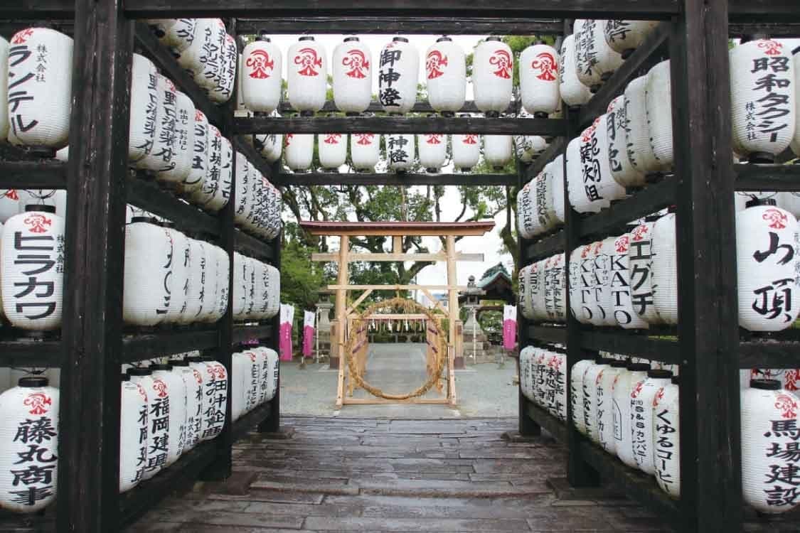三柱神社:御神燈